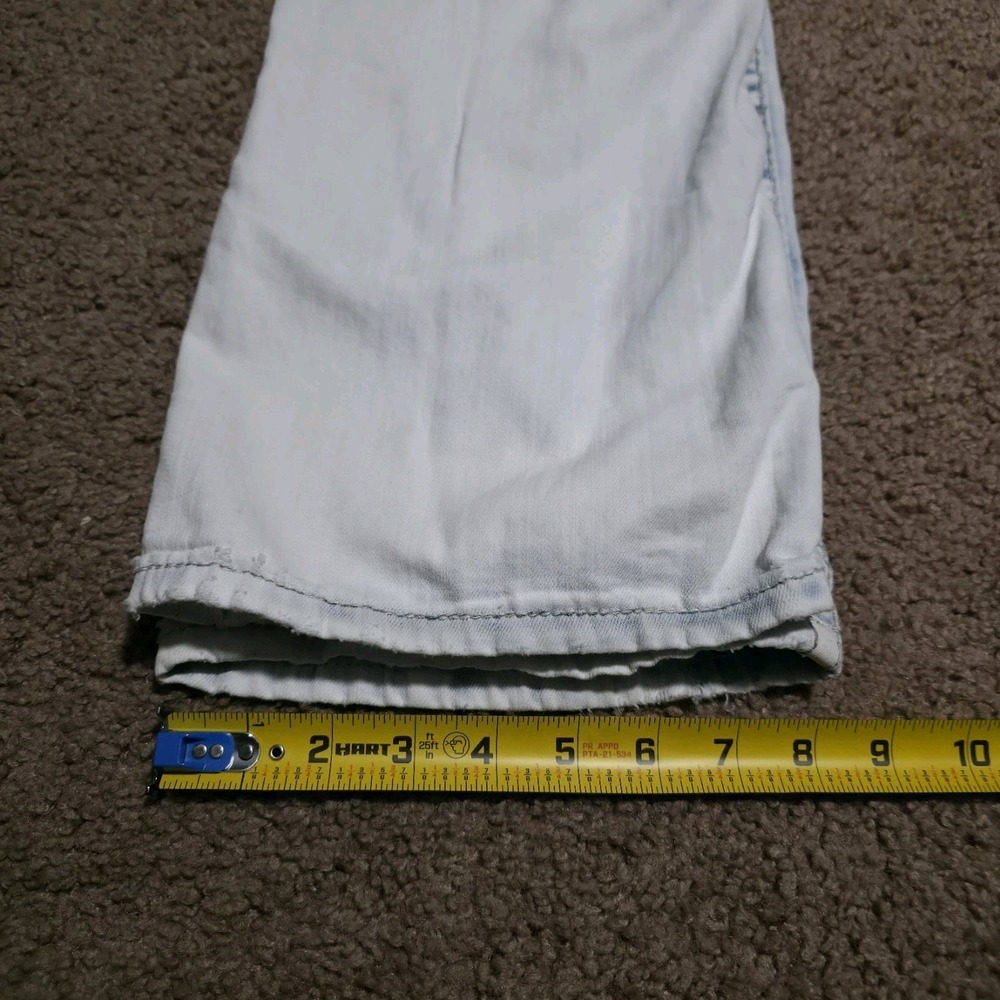 Rare Mens Rock Revival Jeans "Tomshi" White Pants Straight Stretch Size 34 x 30 - Picture 10 of 10